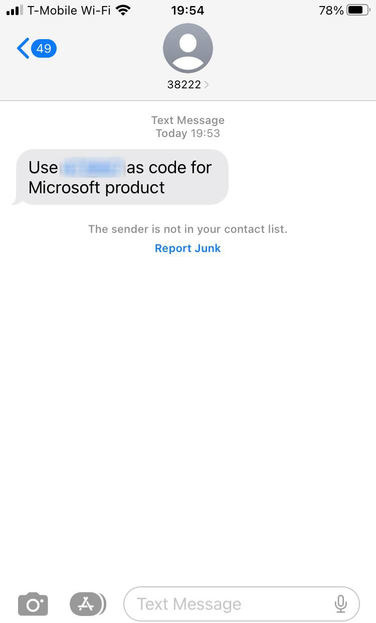 Short Code Microsoft text messaging